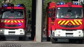 Départ incendie SDIS 68 CIS Mulhouse [upl. by Ogden698]