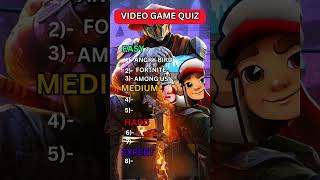 Only a Pro Gamer can Ace this Video game quiz [upl. by Craddock43]