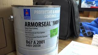 Armorseal 1000 Epoxy Garage Floor [upl. by Camp13]