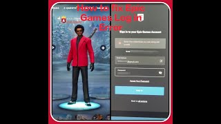 HOW TO FIX EPIC GAMES LOG IN ERRORCANT LOG IN EPIC GAMES CREDENTIALS [upl. by Assisi]