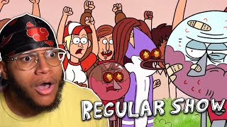 FIRST TIME WATCHING Regular Show S3 Ep 1214 REACTION [upl. by Rohpotsirhc]