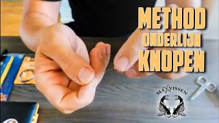 Method onderlijn knopen  Complete uitleg  Maxvissen [upl. by Alexine]