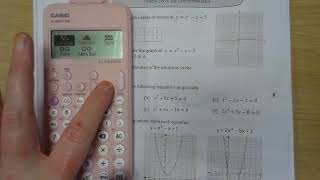 How to use the table function on new CASIO FX 83GTCW [upl. by Arnon]