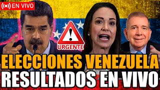 🔴ELECCIONES EN VENEZUELA EN VIVO RESULTADOS ¡ESCÁNDALO MUNDIAL MADURO quotGANADORquot  BREAK POINT [upl. by Bouton]