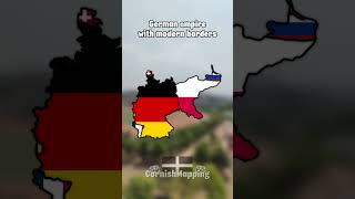 German empire with modern borders  history europe germany ww1 ww2 capcut 1914 austria [upl. by Sholeen]