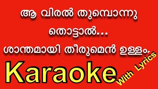 Aa Viral Thumbonnu Thottal Latest KAROAKE with Lyrics  Christian Devotional Song From Kester [upl. by Long]