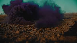 M14 Smoke Grenade Purple Smoke [upl. by Gernhard]