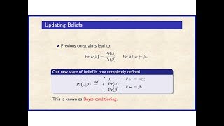 2a Probability Calculus Beliefs and Hard Evidence Chapter 3 [upl. by Nwahsyar]