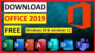 how to download microsoft office 2019 for free windows 11  download ms office free [upl. by Nowaj268]