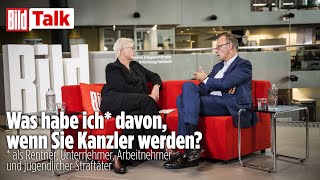 CDUChef Friedrich Merz erklärt seinen MachtPlan  BILD TALK mit Marion Horn [upl. by Ruder]