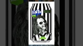 LIMITED EDITION Fanta BEETLEJUICE Haunted Apple October 2024 shorts [upl. by Lot]