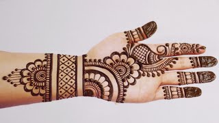 Beautiful Mehndi design for hands Easy Simple Mehandi ka design Mehandi mehndi designs मेंहदी [upl. by Nazario]