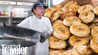 A Day Making The Oldest Bagels in New York  Local Process  Condé Nast Traveler [upl. by Arriaet]