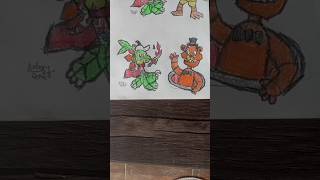 Lets draw Freddy Fazbear 🐻 shorts fnaf drawing [upl. by Solhcin]