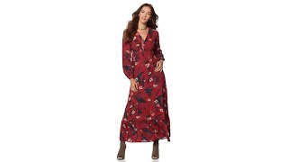 LaBellum by Hillary Scott Printed Maxi Peasant Dress [upl. by Shelley]