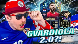 THE BEST CB IN FIFA 91 TOTS Gvardiol Review FIFA 22 Ultimate Team [upl. by Berey29]