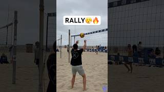 Beach Volleyball RALLY😮‍💨☀️🔥 beachvolleyball volleyball volleyballworld volleyballplayer [upl. by Av233]