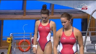 Kazan2013 Womens 3m synchro final [upl. by Ellenahc]