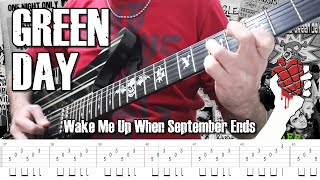 Green Day  Wake Me Up When September Ends Guitar Cover  TABS [upl. by Konstanze]