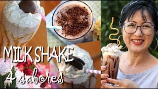 MILK SHAKE DE 4 SABORES DIFERENTES  DIKA DA NAKA [upl. by Haron]