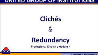 Clichés and Redundancies [upl. by Ingelbert]