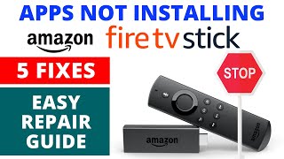 How to Fix Amazon Fire TV Stick Not Installing  Downloading Apps  Best 5 Easy Fixes [upl. by Agosto878]