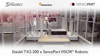 Stäubli TX2200 x SensoPart VISOR® Robotic [upl. by Faludi962]