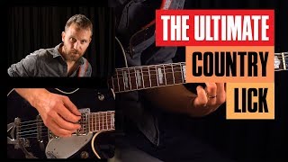 The Ultimate Country Guitar Lick for Beginners  Guitar Tricks [upl. by Dranik]