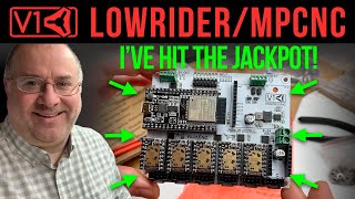 Ive hit the Jackpot LowRiderMPCNCDIY CNC new FluidNCGRBL controller board from V1 Engineering [upl. by Loris781]