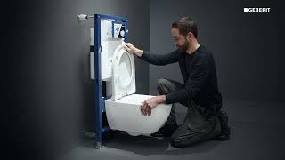 Geberit WC System  błyskawiczna instalacja [upl. by Orimlede]