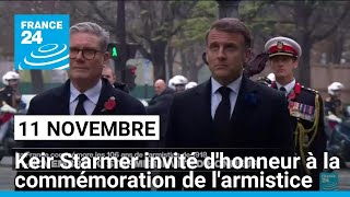 11 novembre  la France commémore les 106 ans de larmistice Keir Starmer invité dhonneur [upl. by Bez799]