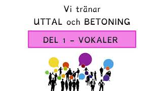 Uttal  VOKALER [upl. by How]