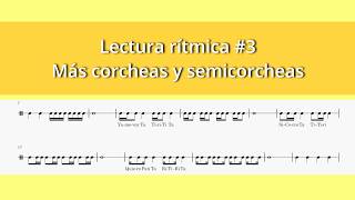 Aprende que son las CORCHEAS Y SEMICORCHEAS solfeo ritmica semicorcheas aprendemusica [upl. by Boulanger]