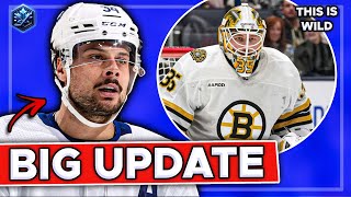 MAJOR Auston Matthews Injury Update OUT for Game 7  Bruins making BIG CHANGE  Leafs News [upl. by Darraj68]