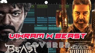 Vikram X Beast bgm composing in FL studio mobile MK MUSICAL [upl. by Nalehp415]