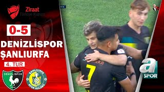 Denizlispor 0  5 Şanlıurfaspor MAÇ ÖZETİ Ziraat Türkiye Kupası 4 Tur Maçı  A Spor  10112022 [upl. by Rafiq357]