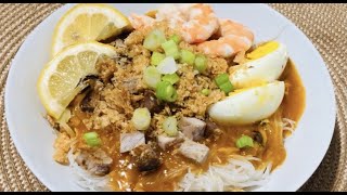 Special Pancit palabok  Tried tasty and easy recipe [upl. by Assirehs532]