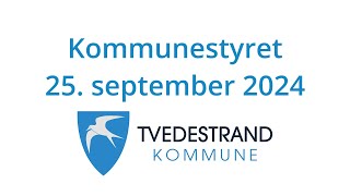 Kommunestyret i Tvedestrand 25 september 2024 [upl. by Alejandrina]