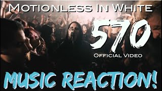 “BRICK TO BRICK🔥Motionless In White  570 Official Video Music Reaction🔥 [upl. by Kandace]