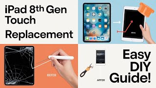 Ipad 8GEN Touch screen replacement repair 2024 ipad8thgen ipadrepairs replacement touchscreen [upl. by Sirdi917]