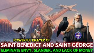 PRAYER TO SAINT GEORGE AND SAINT BENEDICT TO SOLVE PROBLEMS ENVY DEFAMATION AND LACK OF MONEY [upl. by Ludba]