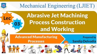 L 03 Abrasive Jet Machining Construction and Working  Advanced Manufacturing Processes  Mechanical [upl. by Horacio]