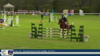 Class 9a Futurity Qualifier 1 30m  2022 Summer Showjumping Classic [upl. by Vanderhoek204]