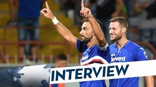 SampdoriaNapoli Quagliarella «Gol da sogno vittoria stupenda» [upl. by Aldarcie]