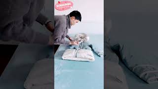 Cloth folding hacks 110 diyideas dailyhacks youtubeshorts shorts [upl. by Alyek]