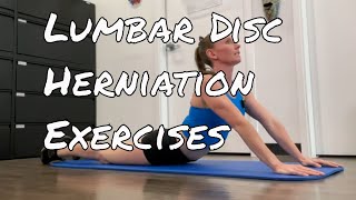 Lumbar Disc Herniation Exercises Back to Basics [upl. by Amandy]