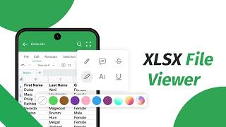 XLSX File Viewer  Android  A1 Apps [upl. by Durrej]