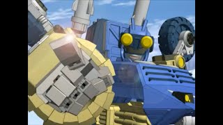 Transformers Cybertron Scattershot vs Starcream and Mudflap from Episode Ice [upl. by Adnamaa606]