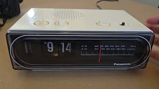 Vintage Panasonic Clock Radio [upl. by Shanda]