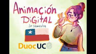 Una semana estudiando Animación Digital en Chile 1er Semestre Duoc UC [upl. by Eeimaj]